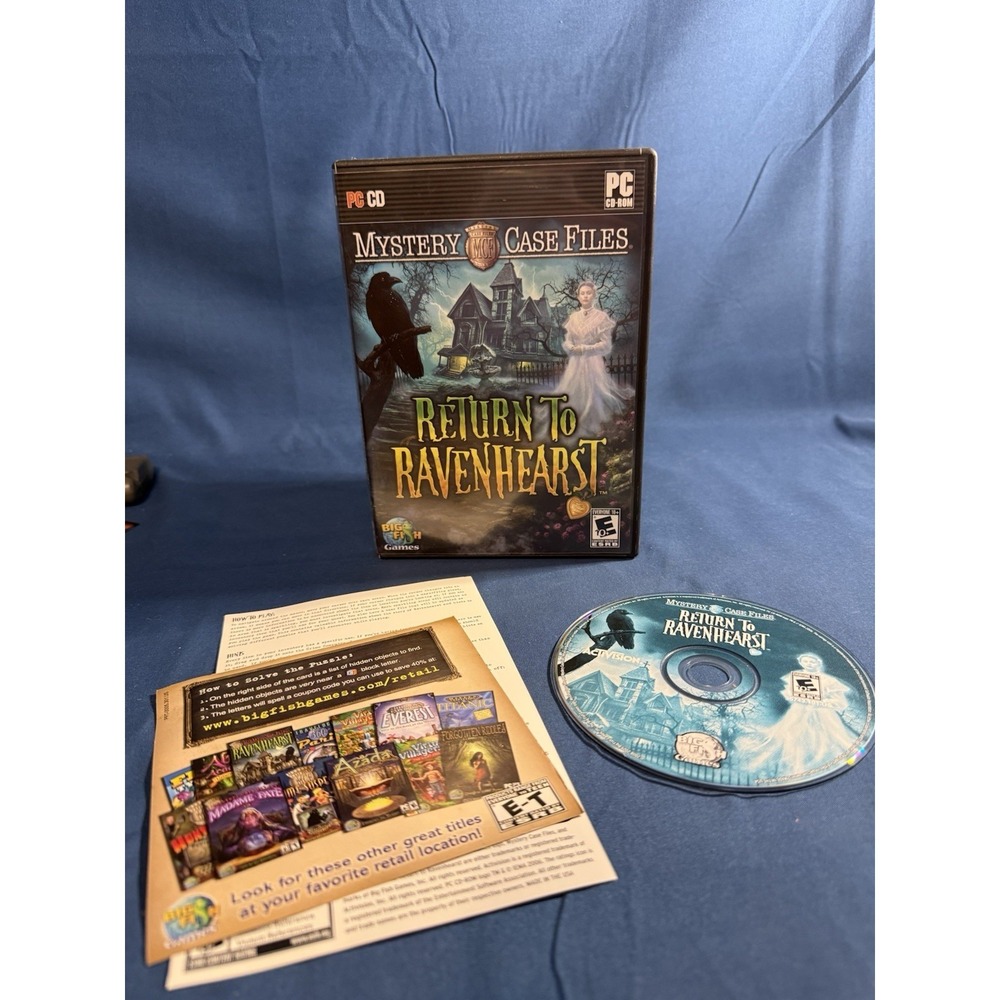 return to ravenhearst big fish mystery case files pc game